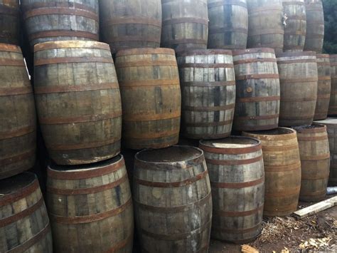 Scotch Oak Whiskey Barrels Different Sizes And Uses Great Condition