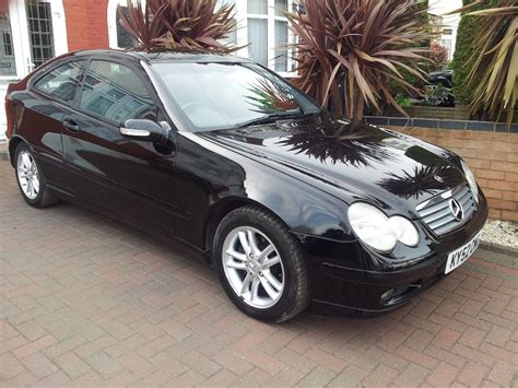 Mercedes C220 Cdi Coupe Se Diesel 52 Plate Black Excellent Condition 1