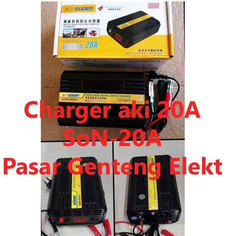 Jual Charger Aki 12v 24v 20a Suoer Son 20a Cas Aki Accu 24v Otomatis Shopee Indonesia