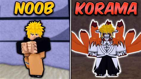 NOOB To KORAMA GEN 3 In Shindo Life Noob To Pro Getsuga Shinobi Life