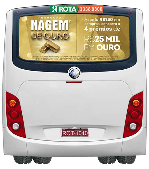 Tabuleiro Publicitário Nagem de Ouro na Rota Mídia Exterior