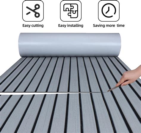 Focean Boat Flooring Eva Foam Decking Teak Marine Mat For Motorboat