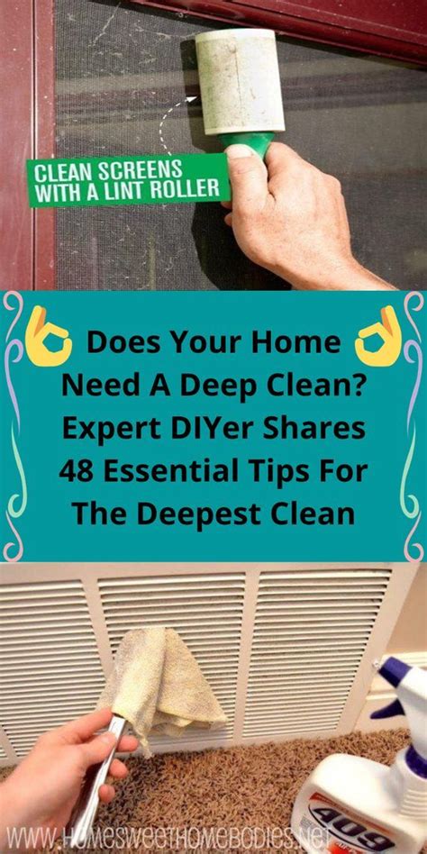 Does Your Home Need A Deep Clean Expert DIYer Shares 48 Essential Tips