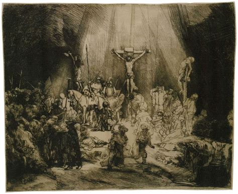 Rembrandt The Three Crosses