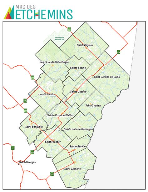 Voici Quelques Cartes Du Territoire MRC Des Etchemins