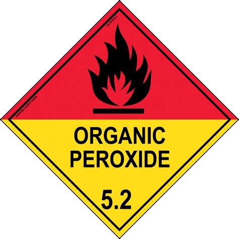 Hazchem Labels - Organic Peroxide 5.2 | Hazchem Signs | USS