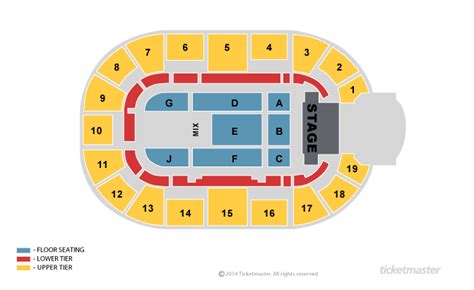 Simple Minds Seating Plan - Motorpoint Arena Nottingham