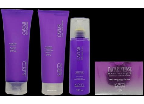 Kit K Pro Caviar Shampoo Condicionador Máscara Leave In o Melhor