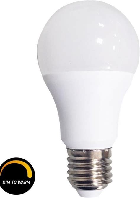 LED S Light LED E27 Lamp Dimbaar Naar Extra Warm Wit A60 Peertje