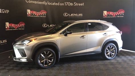 2020 Lexus Nx 300 F Sport Series 3 Atomic Silver Review Lexus Of Edmonton New Youtube