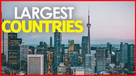 Top 10 Largest Countries Of The World 10 Biggest Country In The World