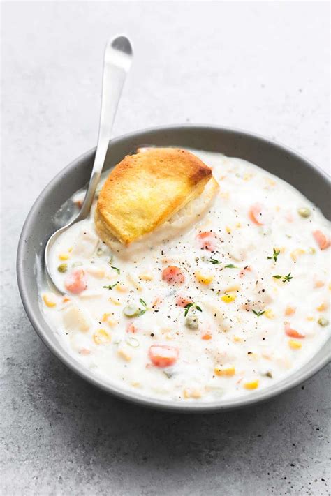 Slow Cooker Chicken Pot Pie Soup Creme De La Crumb