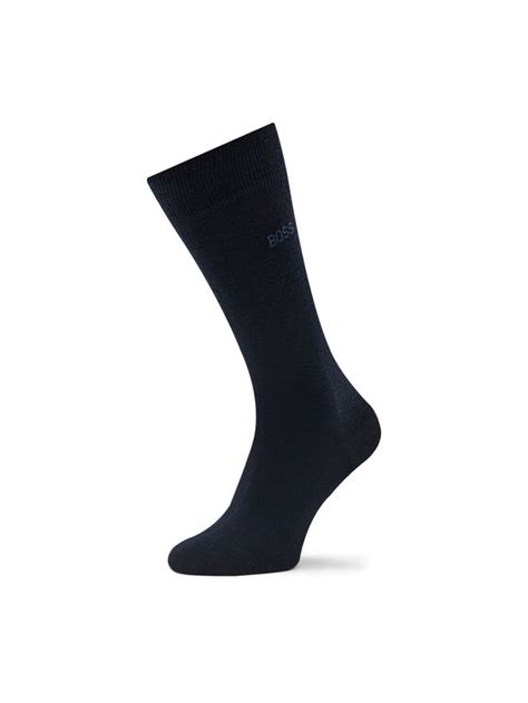 Boss Chaussettes Hautes Homme Wiliam 50470009 Bleu Marine Modivo Fr