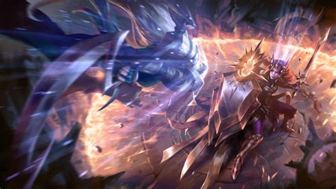 Diana Vs Leona Wallpapers Fan Arts League Of Legends LoL Stats