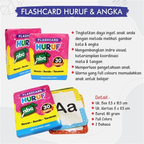 Promo Kartu Belajar Flashcard Huruf Kartu Hijaiyah Mainan Viral