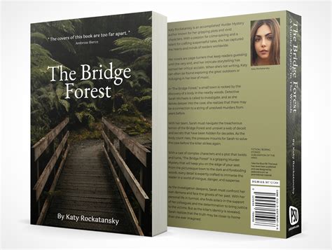 Free Psd 6x9 Bridge Forest Book Cover Design