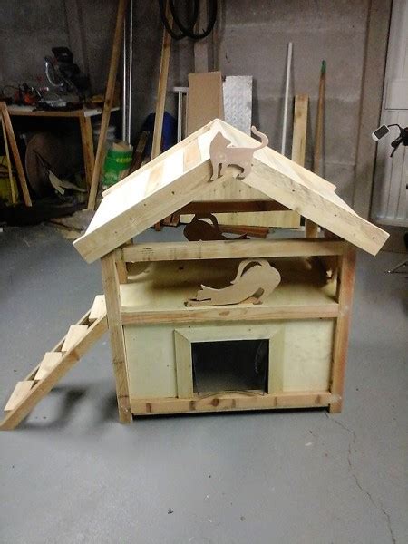 Diy Wood Pallet Cat House Wood Pallet Furniture