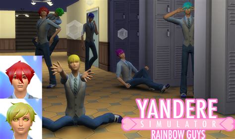 The Sims 4 Rainbow Guys Cc By Mikaelasakurai On Deviantart