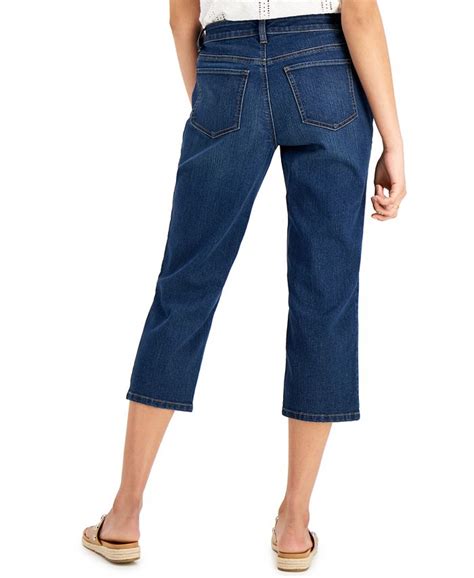 Style And Co Curvy Capri Jeans Created For Macy S And Reviews Jeans Women Macy S