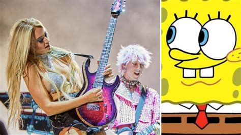 Machine Gun Kelly Guitarist Sophie Lloyd Reveals What Made Her Pick Up Guitar Spongebob