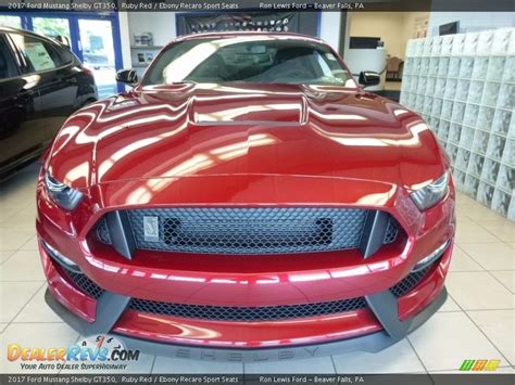 Ruby Red 2017 Ford Mustang Shelby Gt350 Photo 2