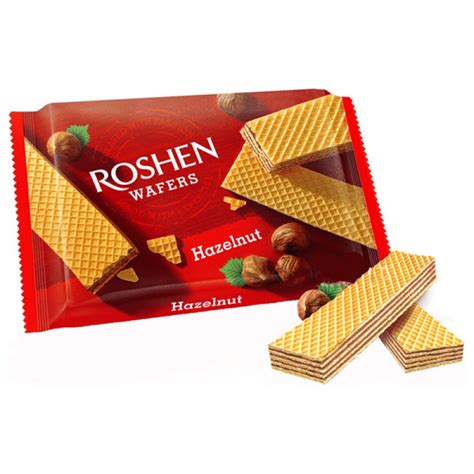 Fragus Roshen Napolitane Cu Alune 72g