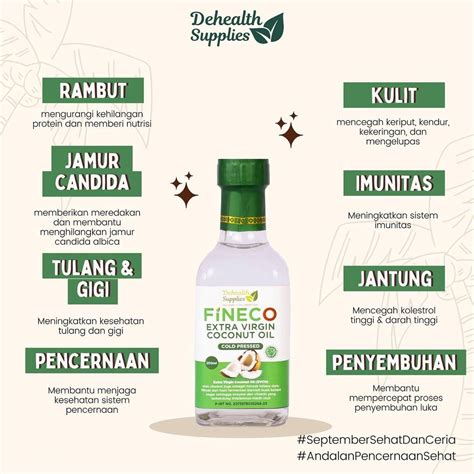 Fineco Evco Extra Virgin Coconut Oil Ml Botol Plastik Dari Dehealth