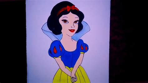 Snow White Drawing How To Draw Snow White Easy Disney Princess