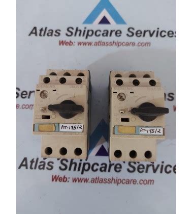 SIEMENS SIRIUS 3R 3RV1021 1JA10 MOTOR CIRCUIT BREAKER Atlas Shipcare