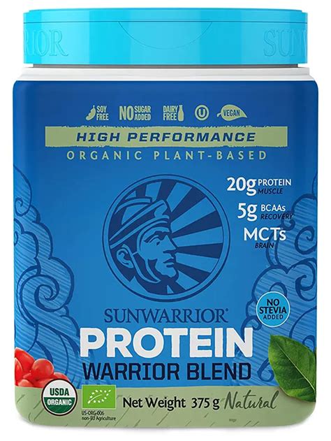 Warrior Blend Protein Powder Natural Flavour G Sunwarrior