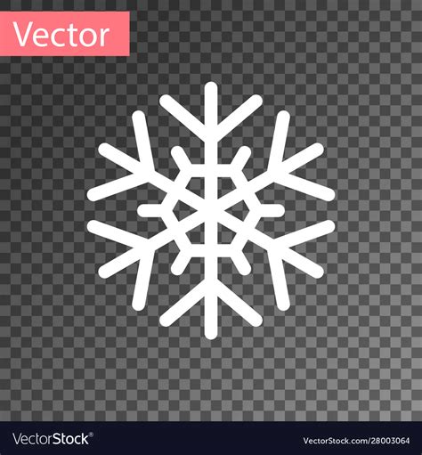 White Snowflake Vector