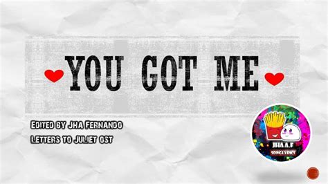 You Got Me♡ Video Lyrics Youtube