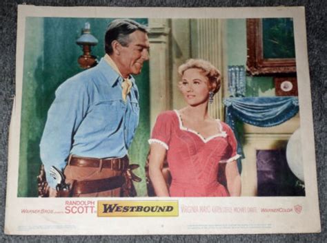 Westbound Orig Lobby Movie Poster Randolph Scott Budd Boetticher