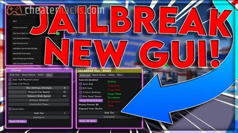 Jailbreak Script Hub Autofarm Autorob Vehicle Settings