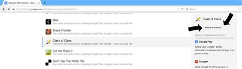 Clash Of Clans Google Accounts