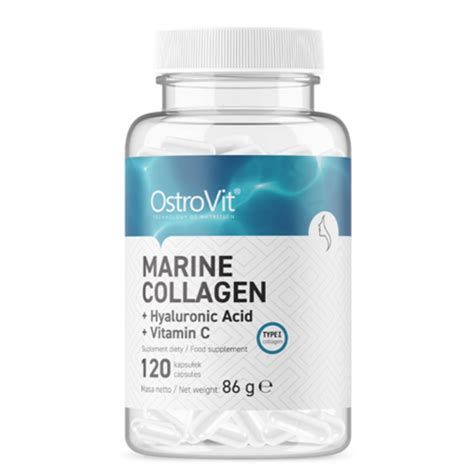 Купить Marine Collagen with Hyaluronic Acid and Vitamin C 120 caps Ostrovit