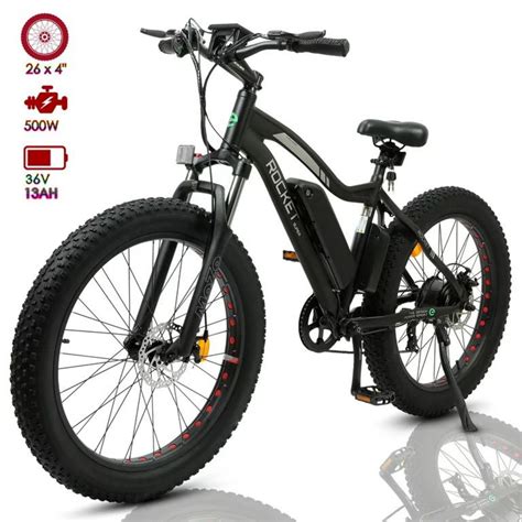 Ecotric 26 Fat Tire E Bike 500w 36v125ah Battery Beachsnow