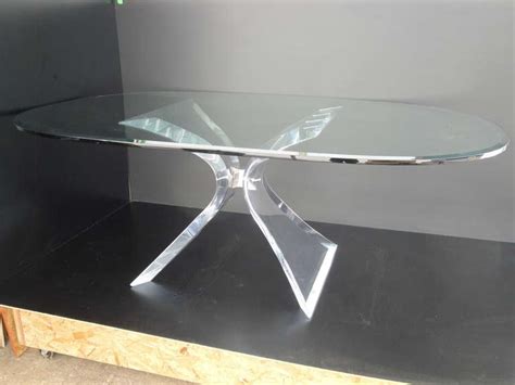 Lion In Frost Lucite Butterfly Dining Table At 1stdibs