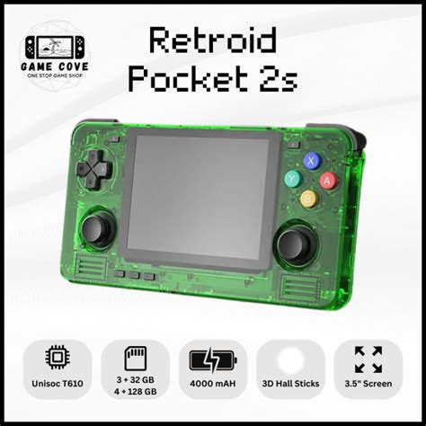 Retroid Pocket S Android Handheld Console With Original Sandisk