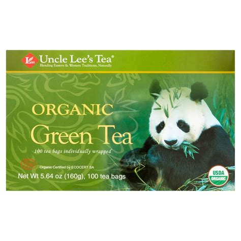 Uncle Lees Tea Organic Green Tea 100 Ct