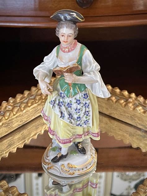 Meissen Figur S Ngerin Galanten Kapelle Acheter Sur Ricardo