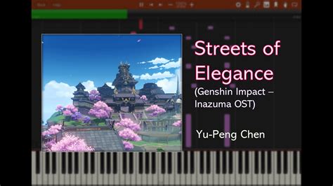 Arrange Streets Of Elegance Genshin Impact Inazuma Ost Yu Peng