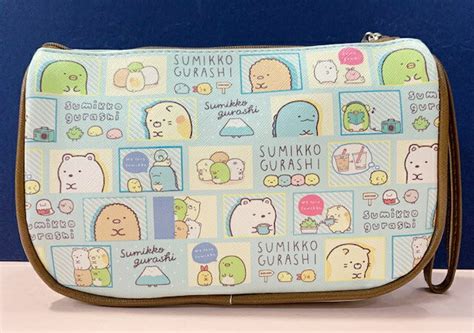 【震撼精品百貨】角落生物 Sumikko Gurashi San X 隨身收納包拉鍊化妝包 漫畫藍10149 震撼日式精品百貨 震撼日