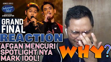 Idol Reaction Mark X Afgan Andai Aku Bisa Chrisye Grand Final