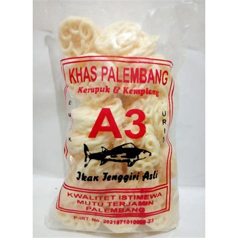 Jual KERUPUK KEMPLANG MAWAR PUTIH KHAS PALEMBANG 250 Gr Shopee Indonesia