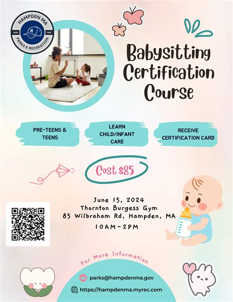 Hampden Parks And Recreation Child And Babysitting Certification