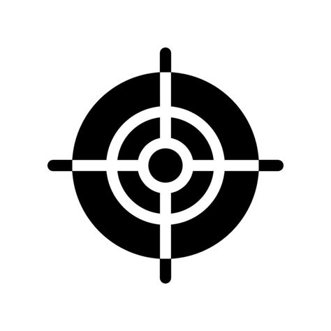 Crosshair Icon Vector Symbol Design Illustration 26333363 Vector Art At