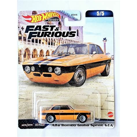 Hot Wheels Premium Velozes Furiosos Fast Furious Alfa Romeo Giulia Sprint Gta