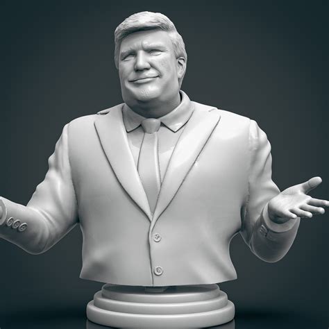 Fichier STL Buste De Donald Trump Imprimable En 3D Objet Imprimable