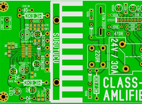 Class D W Amplifier Mosfet Share Project Pcbway